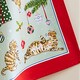 image 4 of Ulster Weavers Christmas Cats Tea Towel - Cotton Seafoam