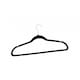 image 3 of Pack of 20 Black Non-Slip Space Saving Velvet Clothes Garment Coat Suit Hangers