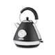 image 1 of GEEPAS Electric Kettle | Vintage Cordless Stainless Steel, 1.7L | 3000W Retrovive Black