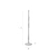 image 7 of ValueLights Victoria White Wood Traditional Stem Floor Lamp Base | White