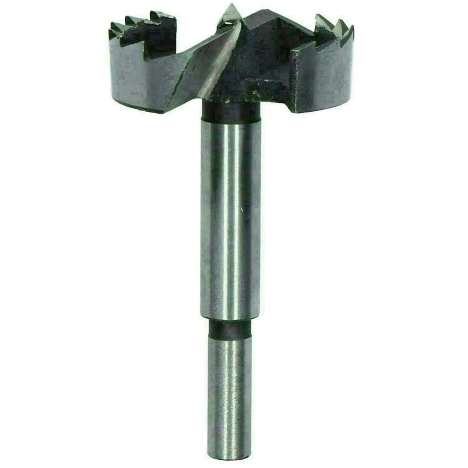 image 1 of 48mm Forstner Bit 3/8" Shank Boring Hole Cutter Flat Wood Drill Bit Woodworking