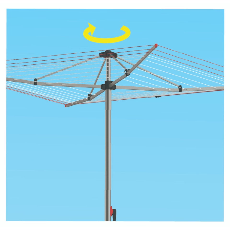 image 1 of Hills Supadry Hoist Rotary Dryer 4 Arm 60 Metre