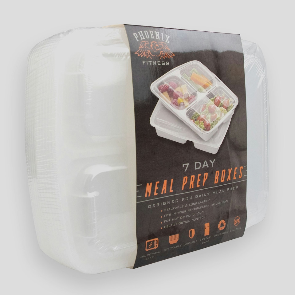 image 1 of Phoenix Fitness Bento 7 Day Meal Prep Containers