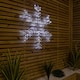 image 5 of 75cm Ice White 240 LED Snowflake Silhouette With 8 Functions