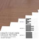 image 4 of NOVECRAFTO Self Adhesive Vinyl Floor Planks – Peel & Stick Flooring – Light Brown Wood Effect – Easy DIY Installation – Durable & Waterproof Tiles Brown | 2.78 sqm