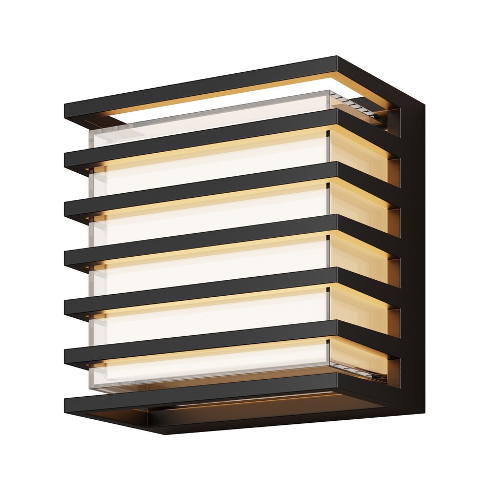 image 1 of Downing Street Outdoor Modern Wall Lamp Black 3000K 380lm IP65