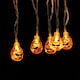 image 3 of Living and Home Halloween Decorative Pumpkin LED String Lights Battery Operated