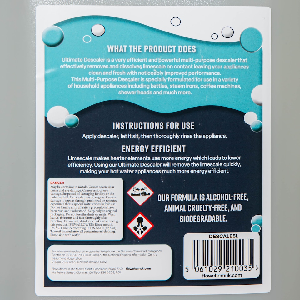 image 1 of 5 Litre Ultimate Multi-Purpose Limescale Descaler