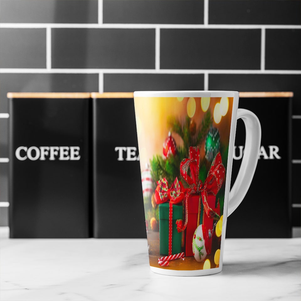 image 1 of Christmas Holidays Dining Latte Mug