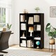 image 7 of COSTWAY 11-Cube Bookcase Geometric Bookshelf Display Cabinet Black