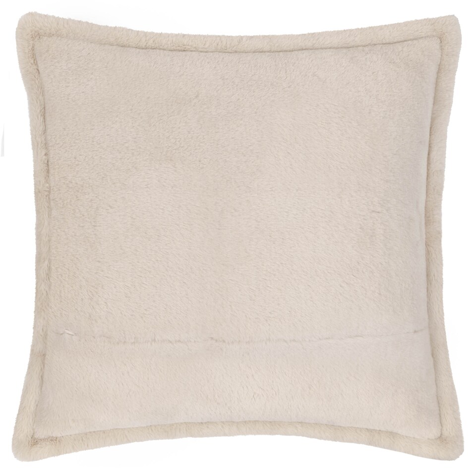image 1 of Furn Kallu Faux Fur Cushion | Cream | Natural | 45 x 45cm | 1