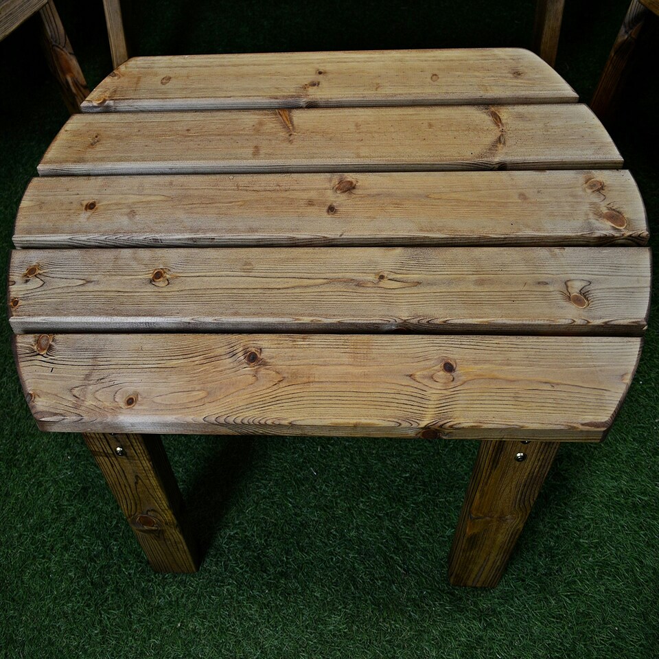 image 1 of Hand Made 4 Seater Chunky Rustic Wooden Garden Furniture Multi Set