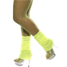 Neon Yellow Leg Warmers