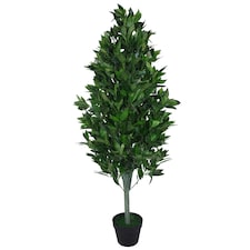 120cm (4ft) Artificial Topiary Bay Tree Pyramid Cone - Extra Large | Green | 4ft