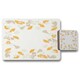 image 1 of Orange & Grey Autumn Leaves (Placemat & Coaster Set)