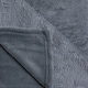 image 3 of BHS Microfleece Throw, Charcoal Grey | Charcoal