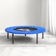 image 3 of HOMCOM 81cm Fitness Trampoline Exercise, Max Load 100 KG, Blue Black