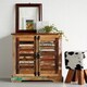 image 2 of Coastal 2 Door Sideboard - Wood - L40 x W78 x H75 cm Brown