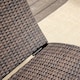 image 8 of Outsunny Garden Rattan Sun Lounger Foldable Patio Chaise Chair Brown