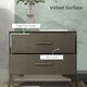 image 8 of HOMCOM 2 Drawer Chest of Drawers, Fabric Dresser with Steel Frame, Brown