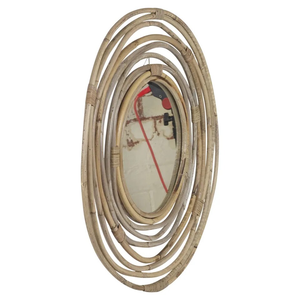 image 1 of Kubo Shabby Chic Mirror with Hand Made Wooden Frame