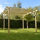 image 2 of Premium Pergola - Wood - L300 x W300 x H270 cm - Light Green