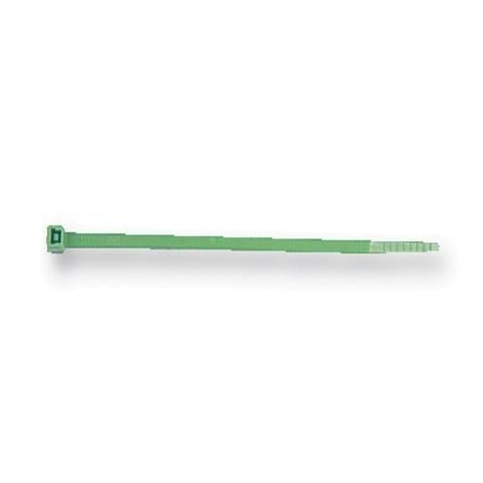 HELLERMANNTYTON - Standard T Nylon Cable Ties Green 2.5mm x 100mm 100 Pack