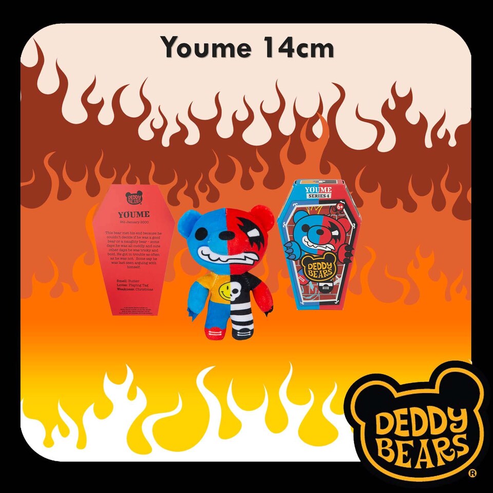 image 1 of PMS Deddy Bears Youme Soft Toy 15 x 8 x 14 cm Multi