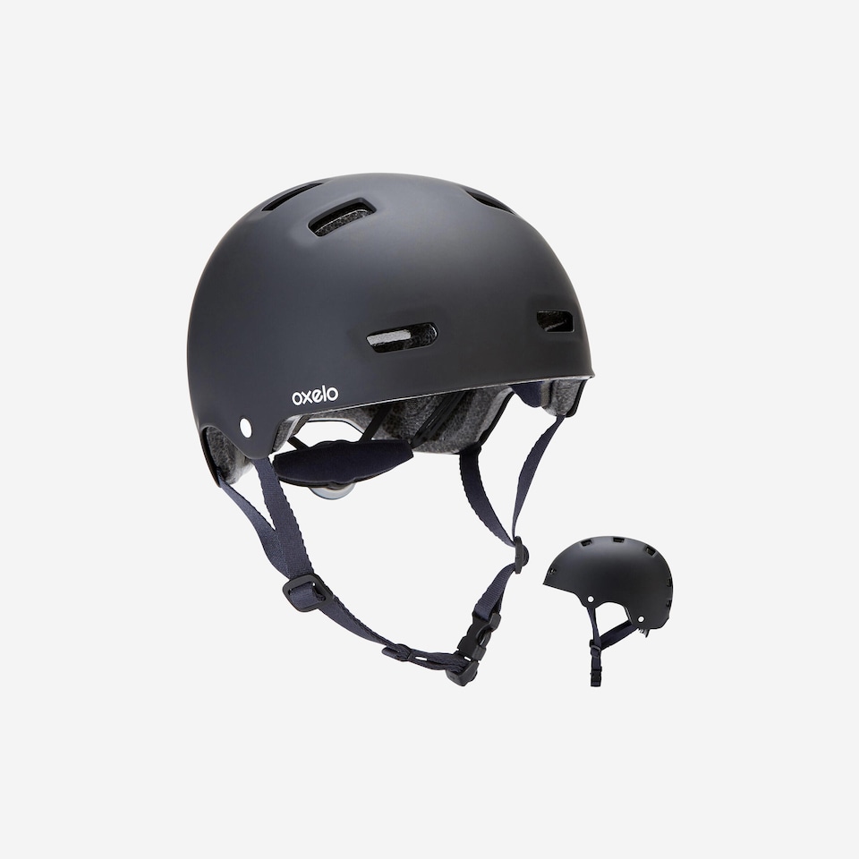 image 1 of Decathlon Inline Skating Skateboarding Scootering Helmet MF500