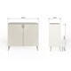 image 8 of Frank Olsen Furniture Ava Tall Sideboard in White | White | White | 1