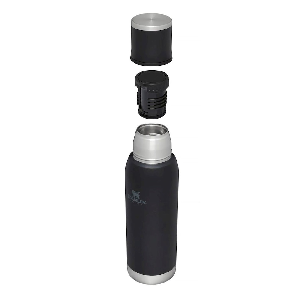 image 1 of Adventure To-Go Insulated Thermal Bottle 1.0L | Black | Black | One Size | 1