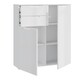 image 3 of Sienna Chest of Drawers in White/White High Gloss