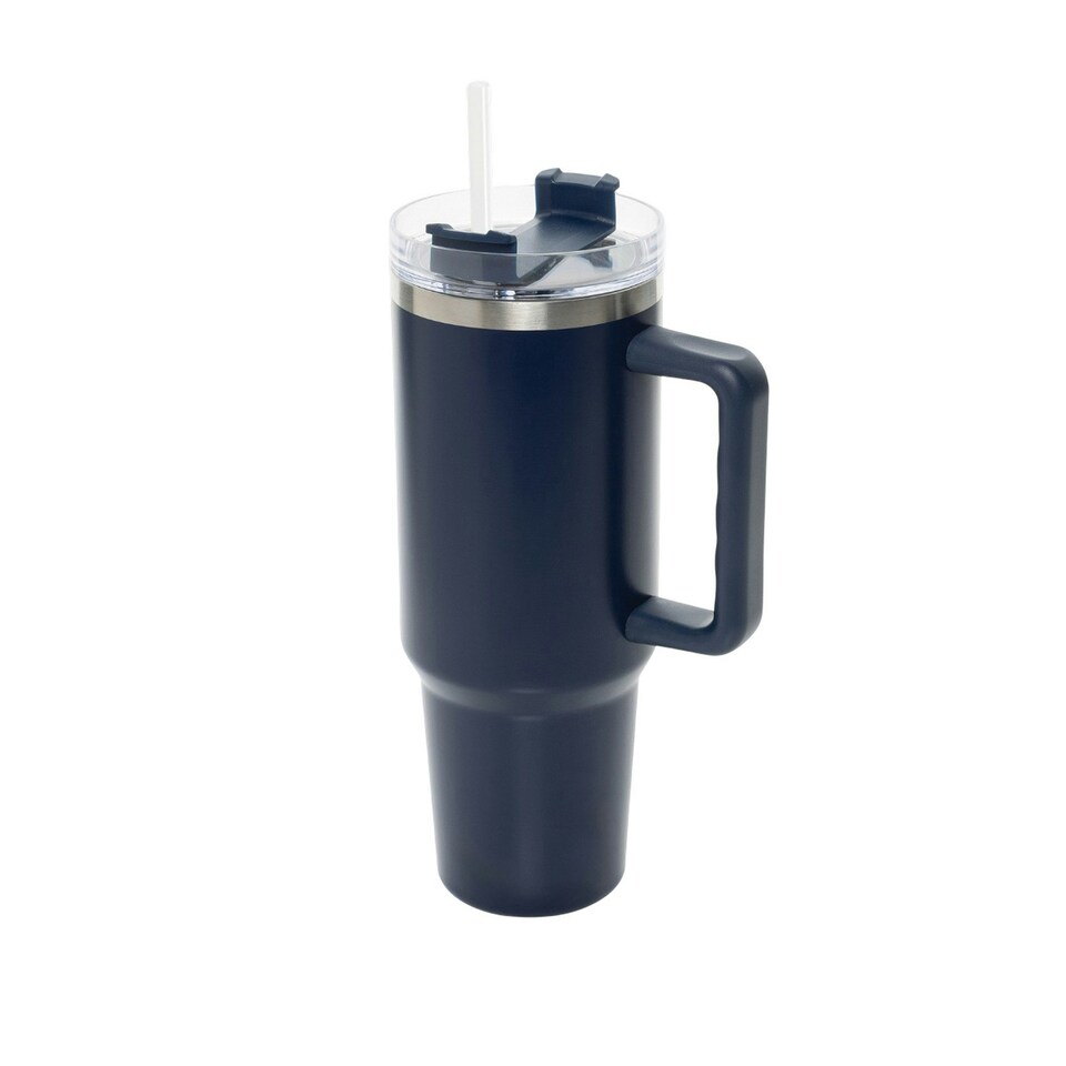 image 1 of XD Collection Peakflow Recycled Stainless Steel 1200ml Tumbler - Navy - One Size