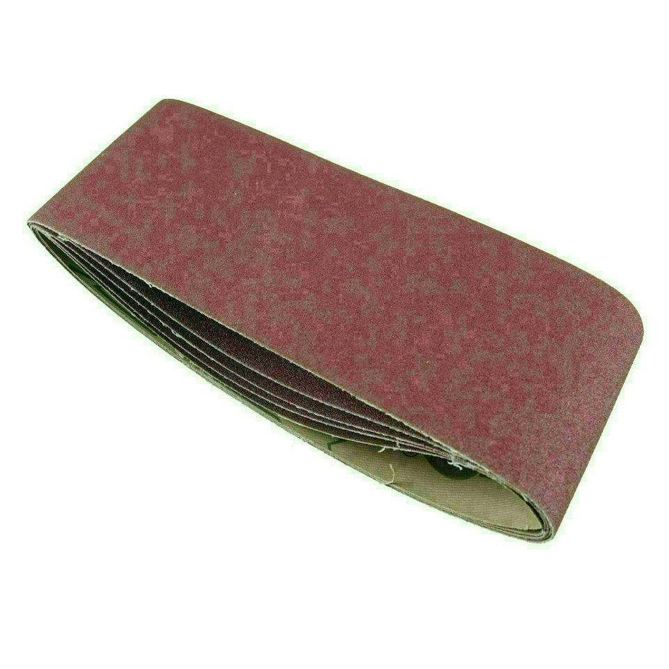 image 1 of 457mm x 75mm 120 Grit Extra Fine Sander Sanding Belts Abrasive Discs 50pk