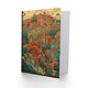 image 2 of Village Forest Coral Teal Blue Illustration Travel Art Card