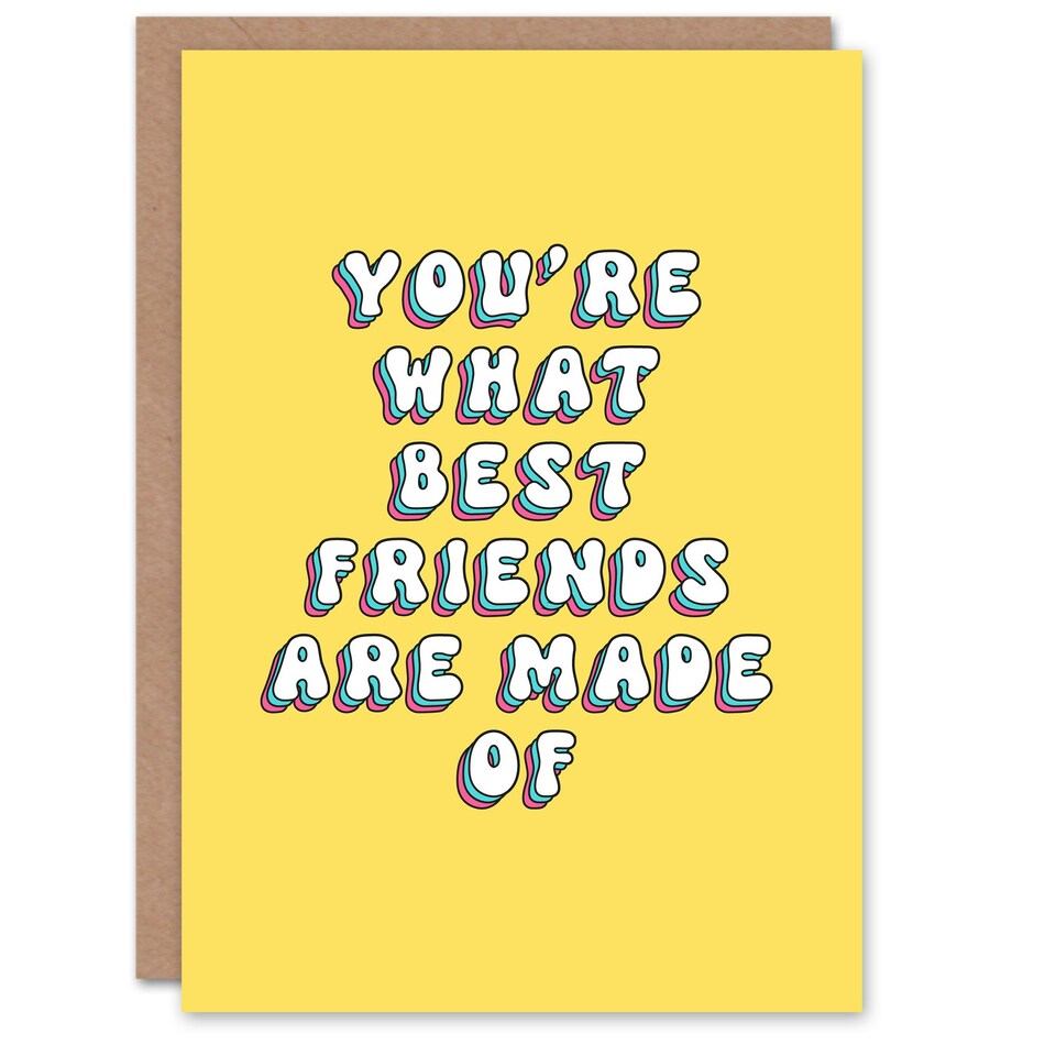 image 1 of What Best Are Made Sincere Woman Friend Birthday Card