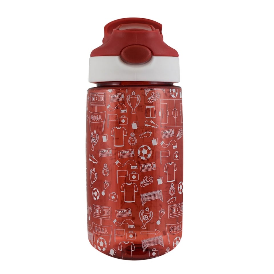 image 1 of Liverpool FC Childrens/Kids 480ml Water Bottle | Red | Red | 1