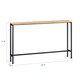 image 3 of SoBuy Industrial Console Table, Light Oak & Black, 47.2 x 7.9 x 31.9 in, 5.9 kg - FSB19-L-E