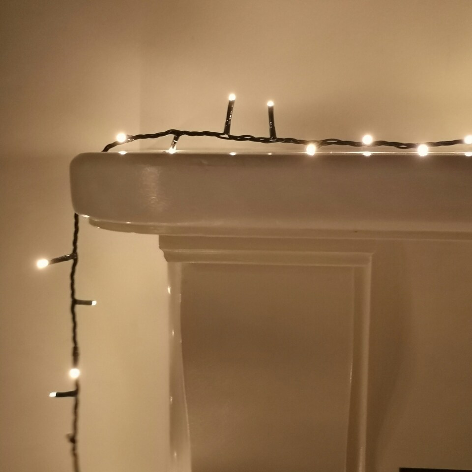 image 1 of 6m 240 LED TreeBrights Multi-Action Christmas String Lights with Timer in Warm White