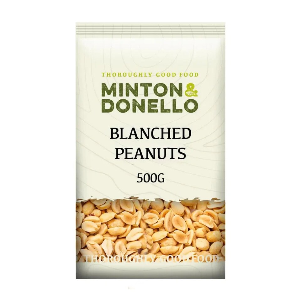 image 1 of Minton & Donello Blanched Peanuts 6 x 500g