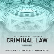 Smith Hogan And Ormerods Criminal Law