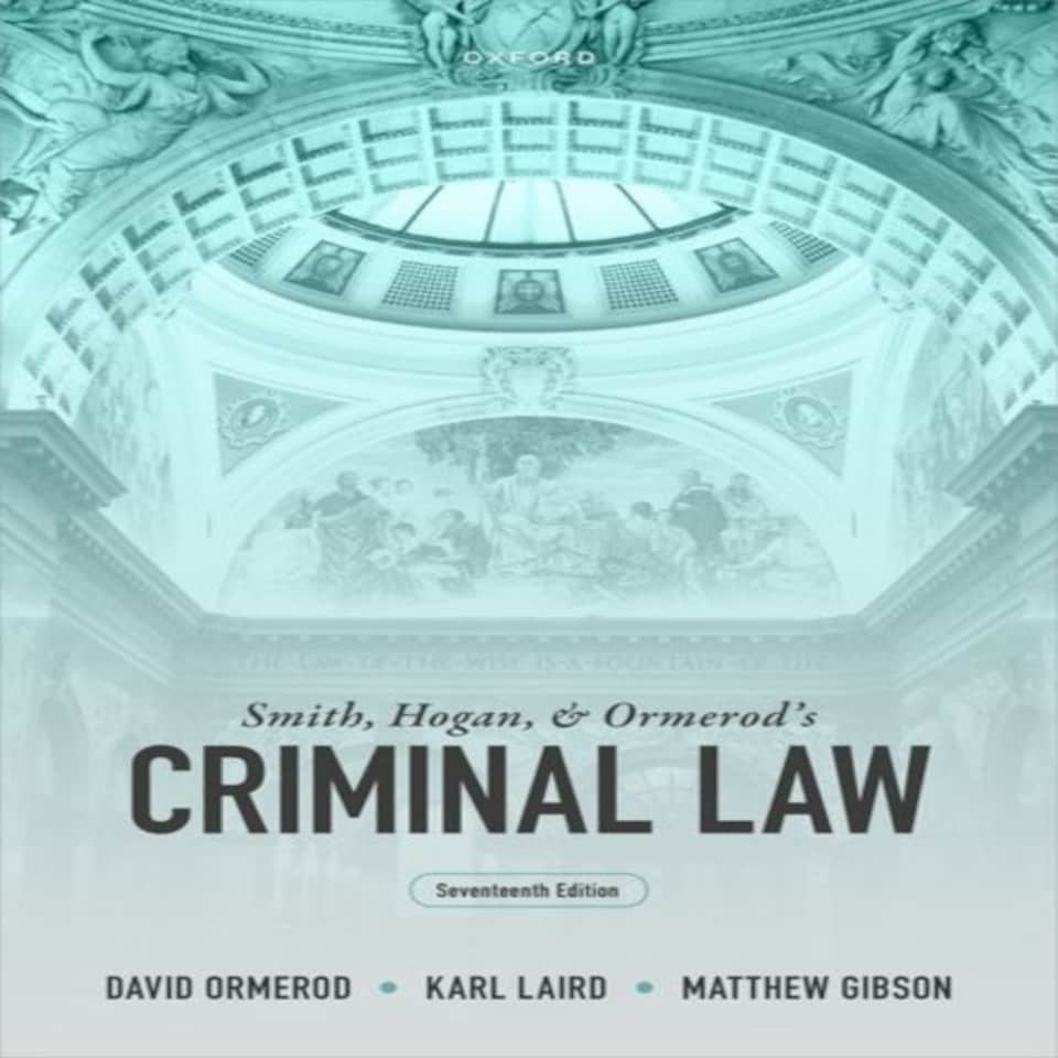 Smith Hogan And Ormerods Criminal Law