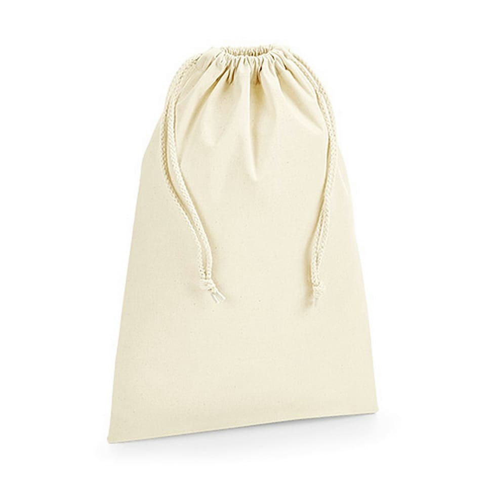 image 1 of Westford Mill Organic Premium Cotton Stuff Bag - Natural - S | Cream | S