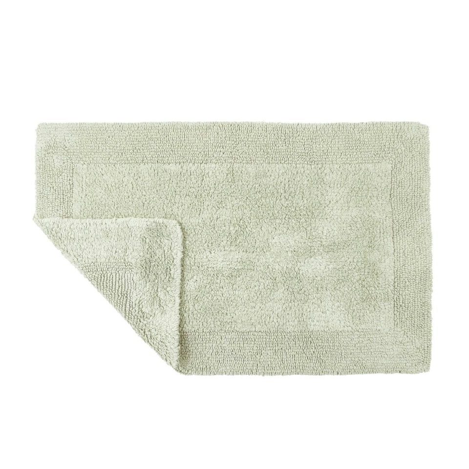 image 1 of Heavyweight Reversible Bath Mat - Sage Green