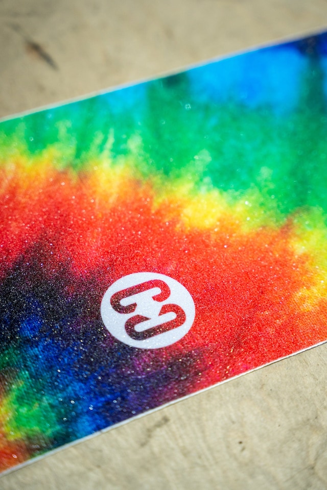 image 1 of CORE Skateboard Griptape 9x33" - Tie Dye