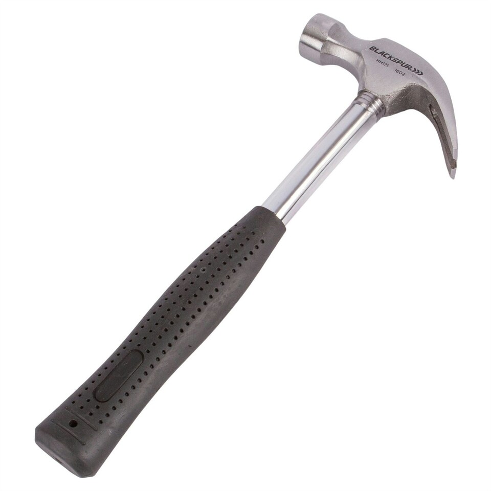 image 1 of Blackspur Tubular Steel Hammer - 16oz - Black