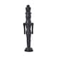 image 2 of Hill Interiors Wooden Nutcracker Ornament - Black - 50cm x 10cm x 12cm