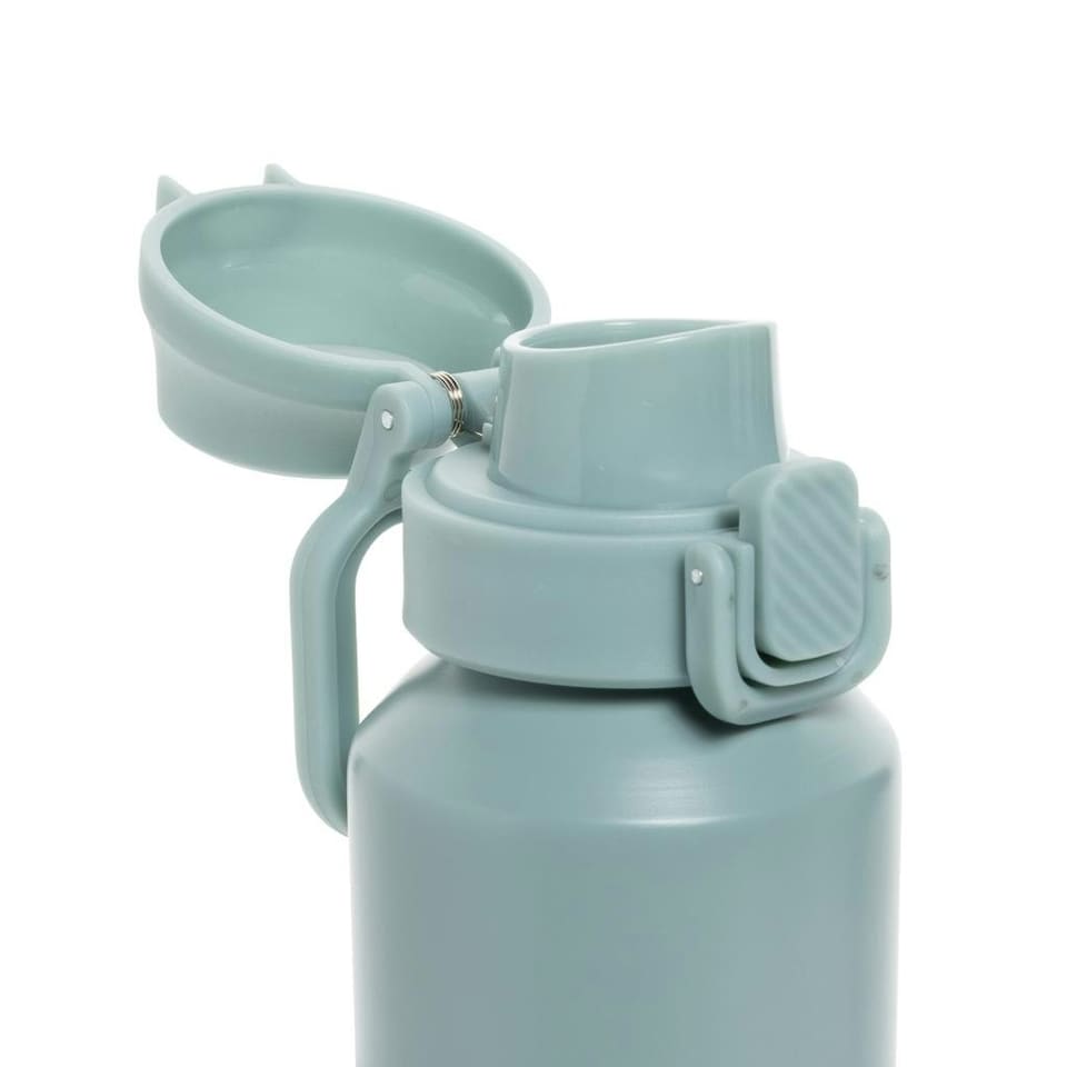 image 1 of XD Collection Via Lockable Recycled Stainless Steel 600ml Sports Bottle - Green - One Size