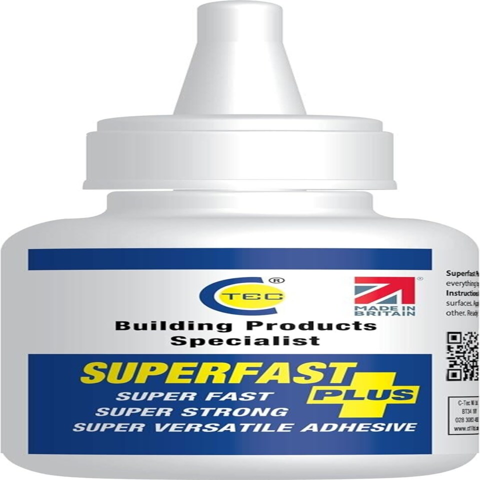 C-Tec - Adhesive Super Glue, Fast, Strong & Versatile - 20ml