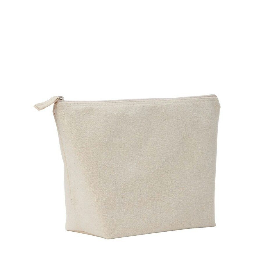 image 1 of Nutshell Luxe Canvas Accessory Bag - Natural - S Cream